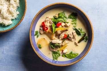 Tom Kha Gai的俯视图