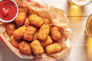 golden brown tater tots