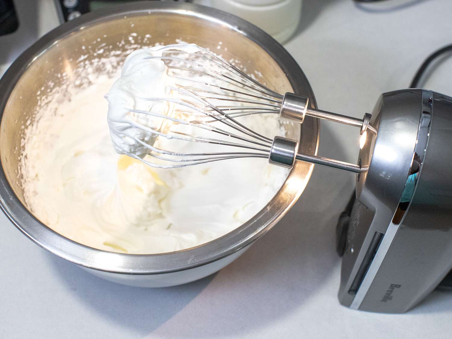 Breville Hand Mixer Whipped Cream Test