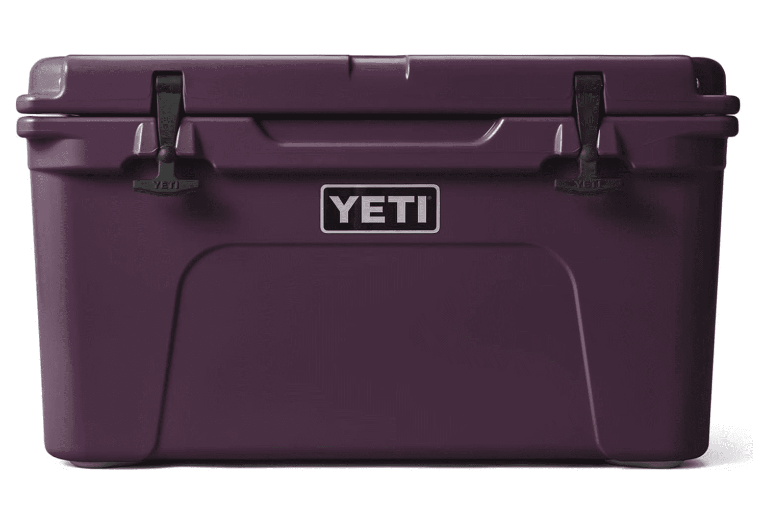 a purple yeti cooler