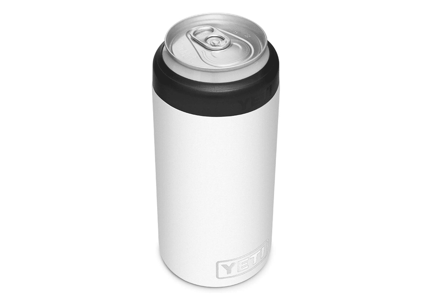 a white yeti can insulator