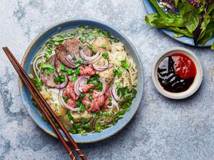 Overhead view of Pho Saigon