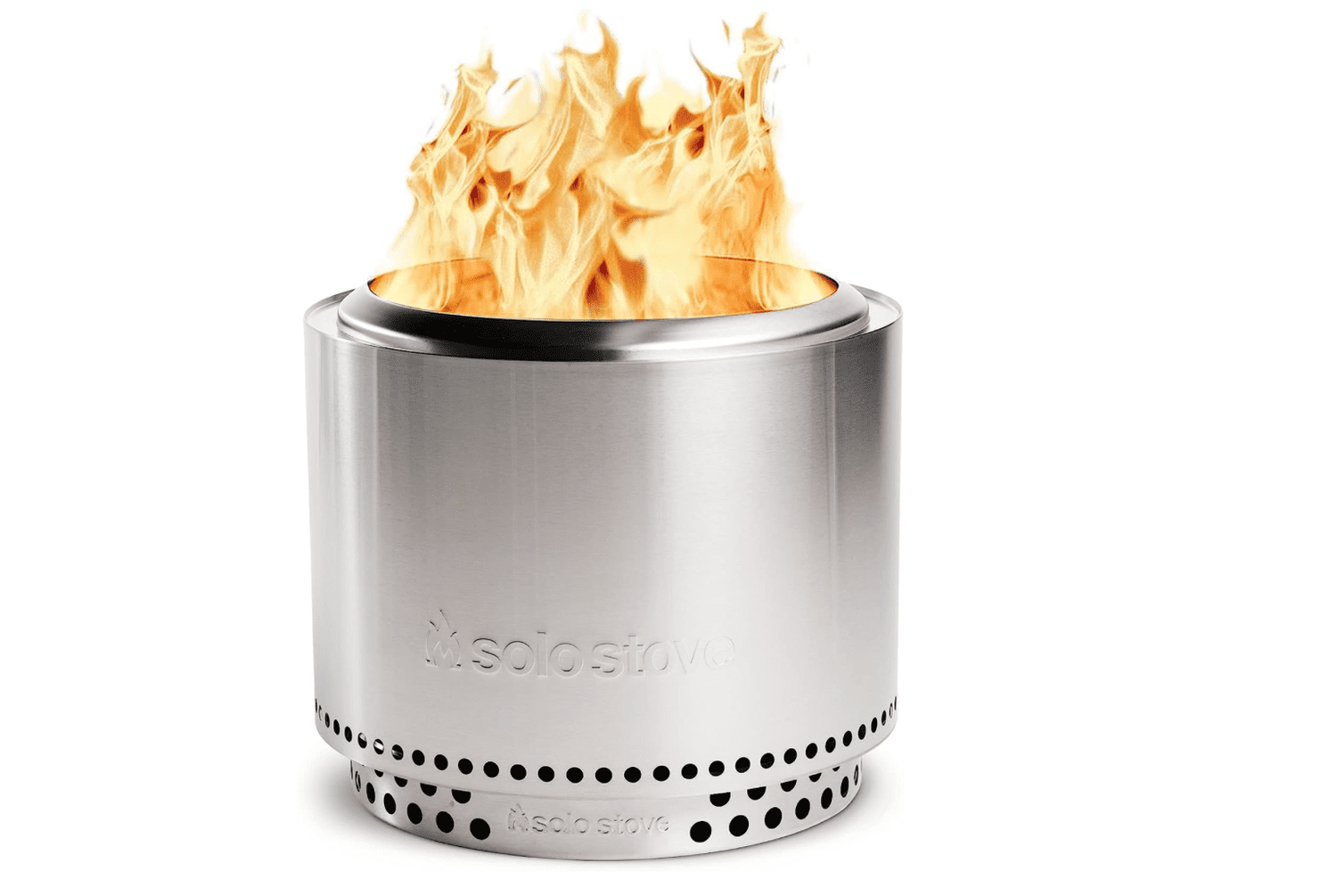 a solo stove against a white background