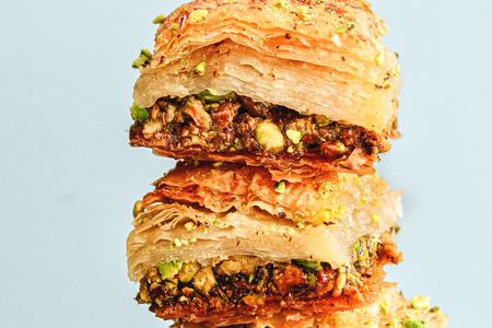 Stack of baklava