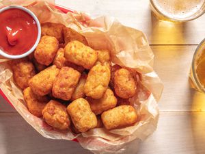 golden brown tater tots